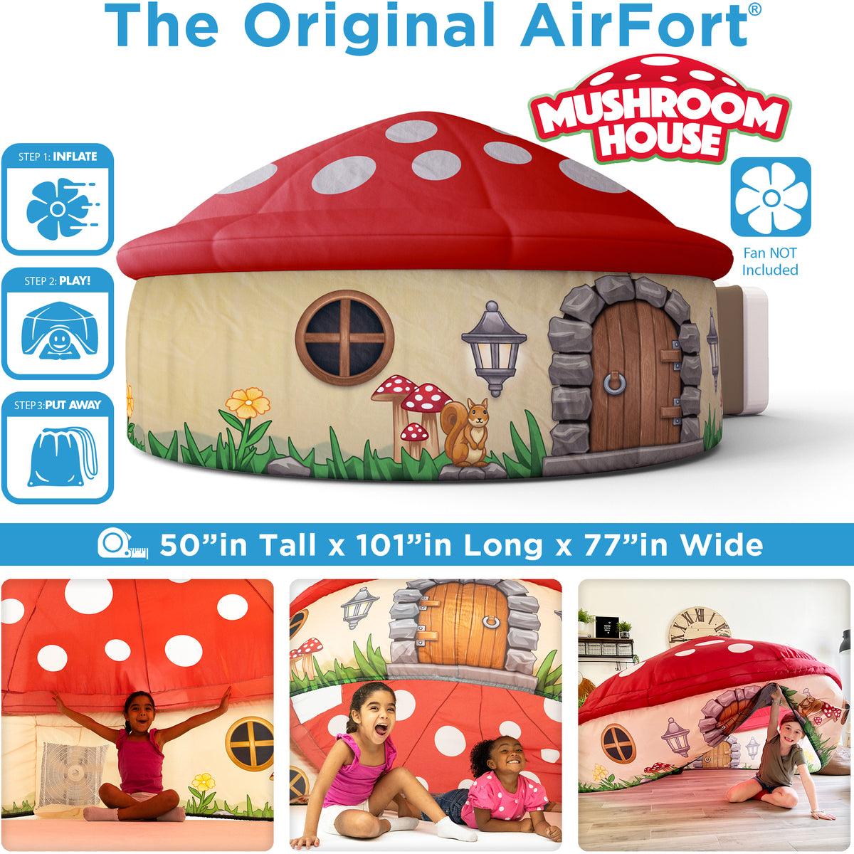 The Original AirFort - Mushroom House