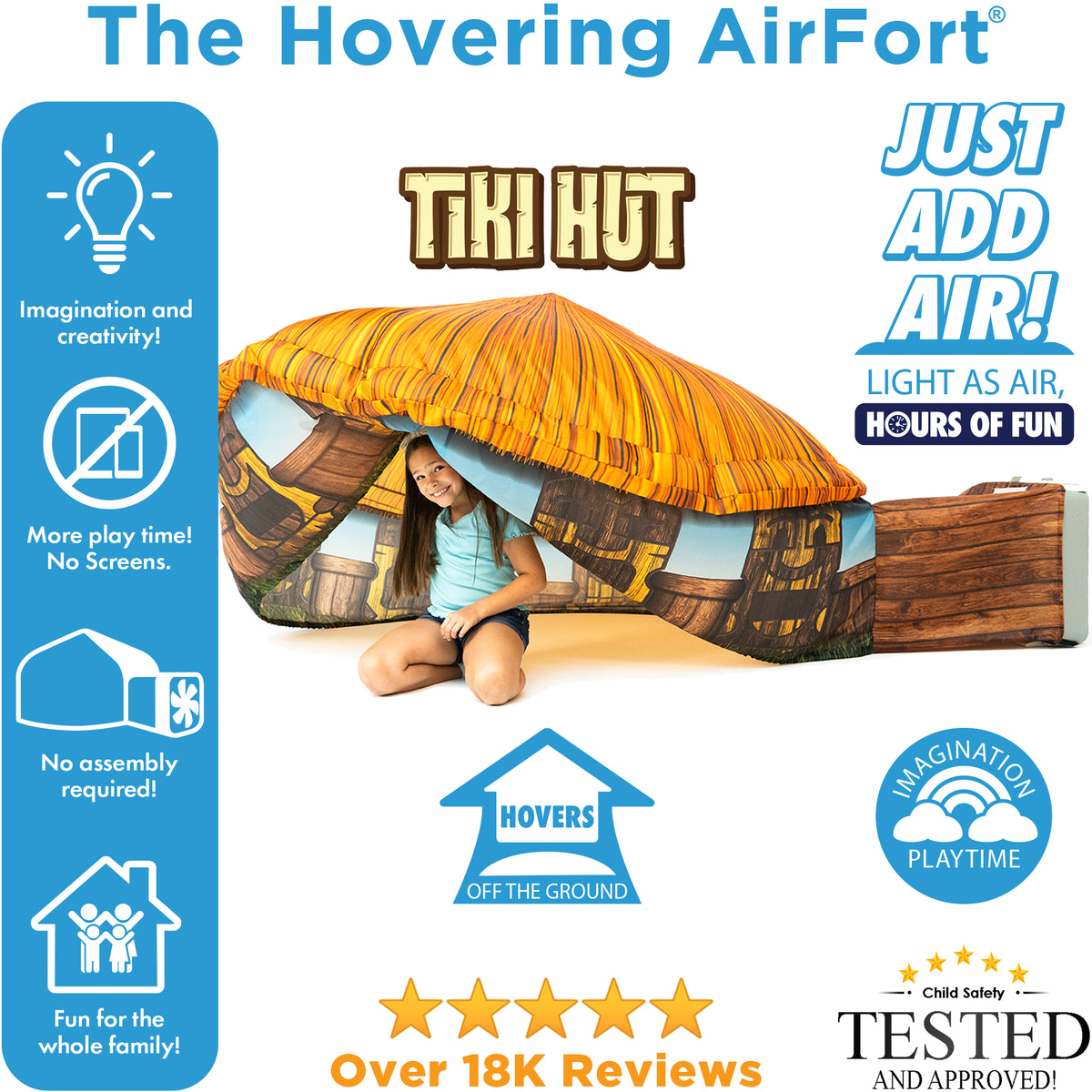 The Original AirFort - Tiki Hut