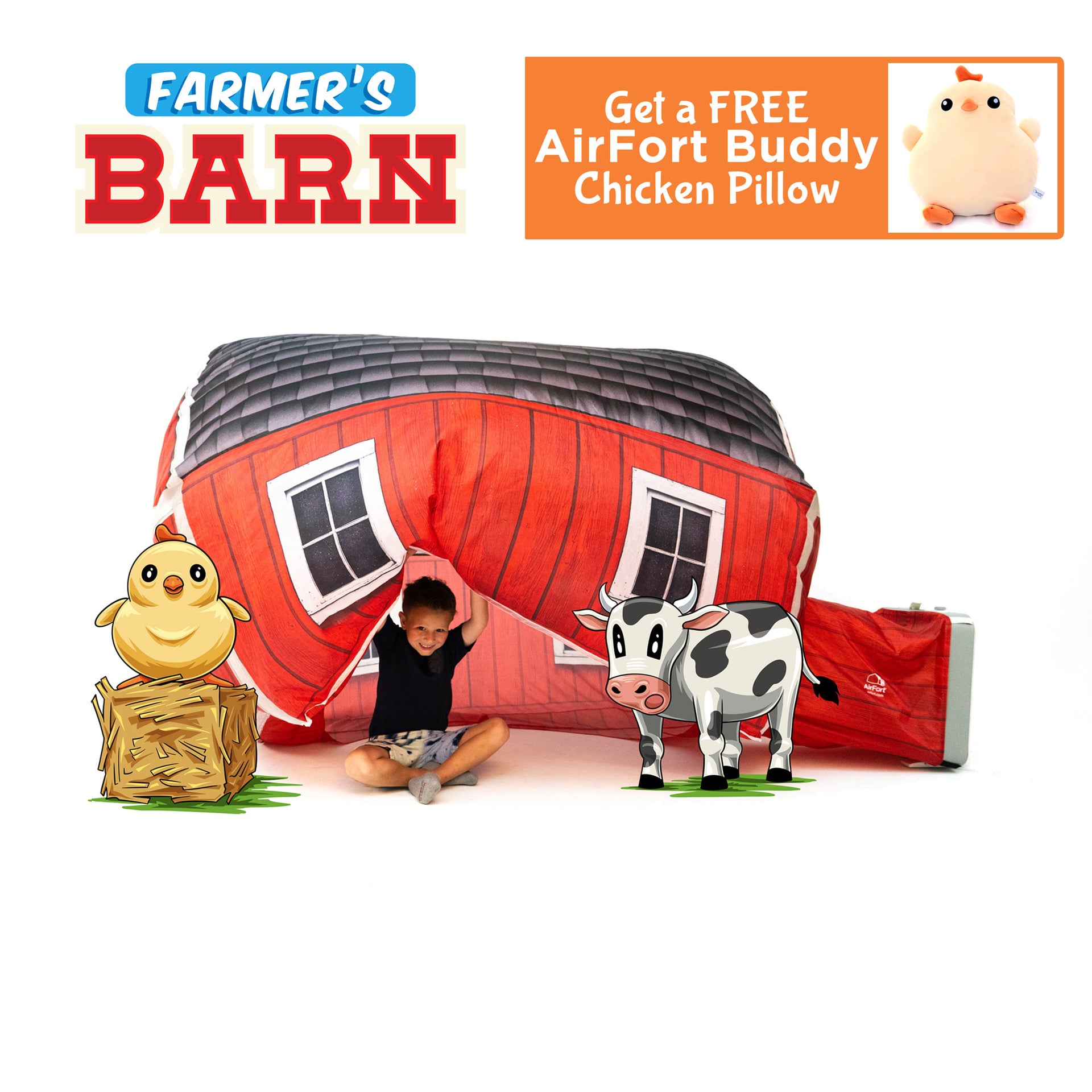 Farmers Barn + FREE AirFort Buddy Chicken Pillow (While Supplies Last! – AirFort®