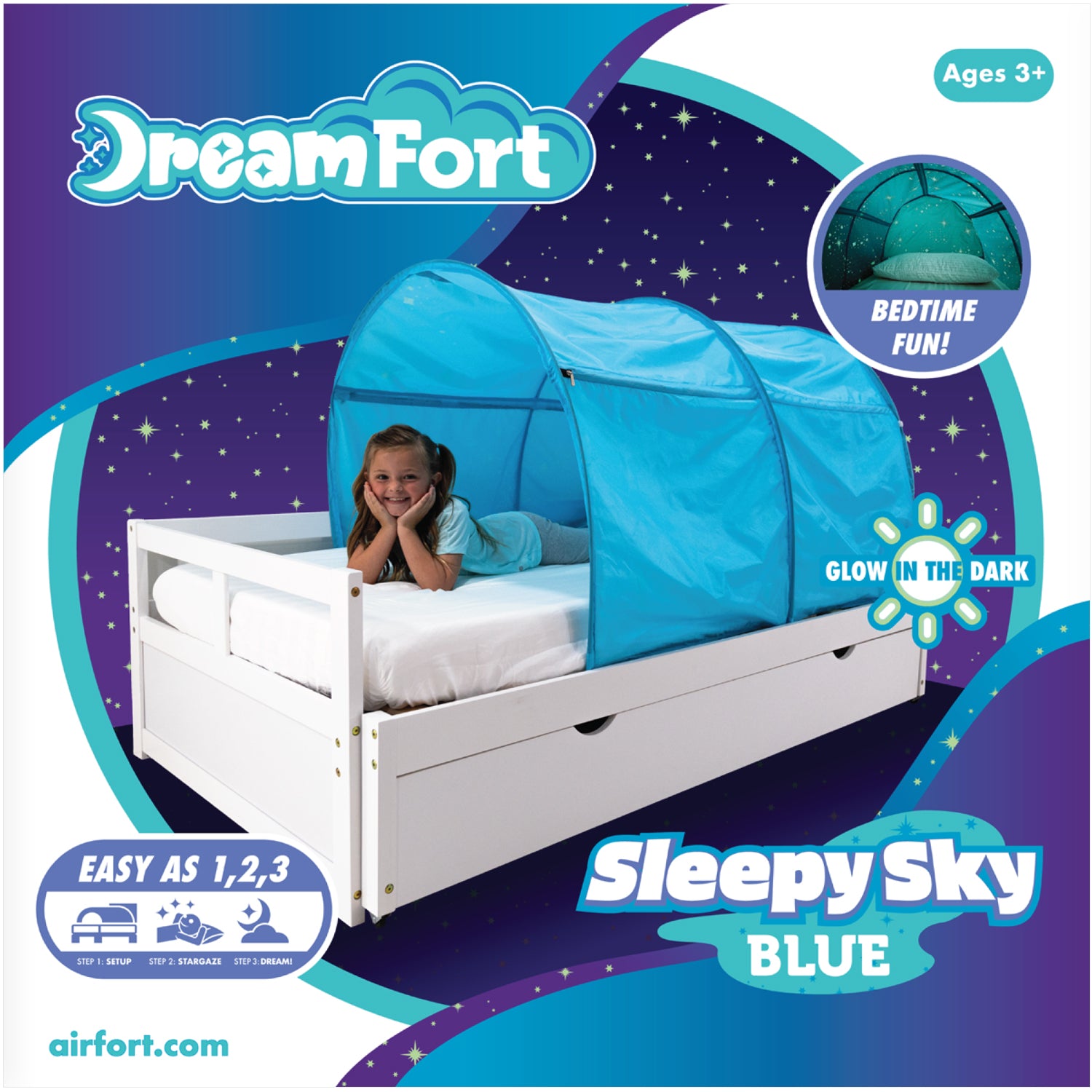 The Original DreamFort - With Glow In The Dark Stars!