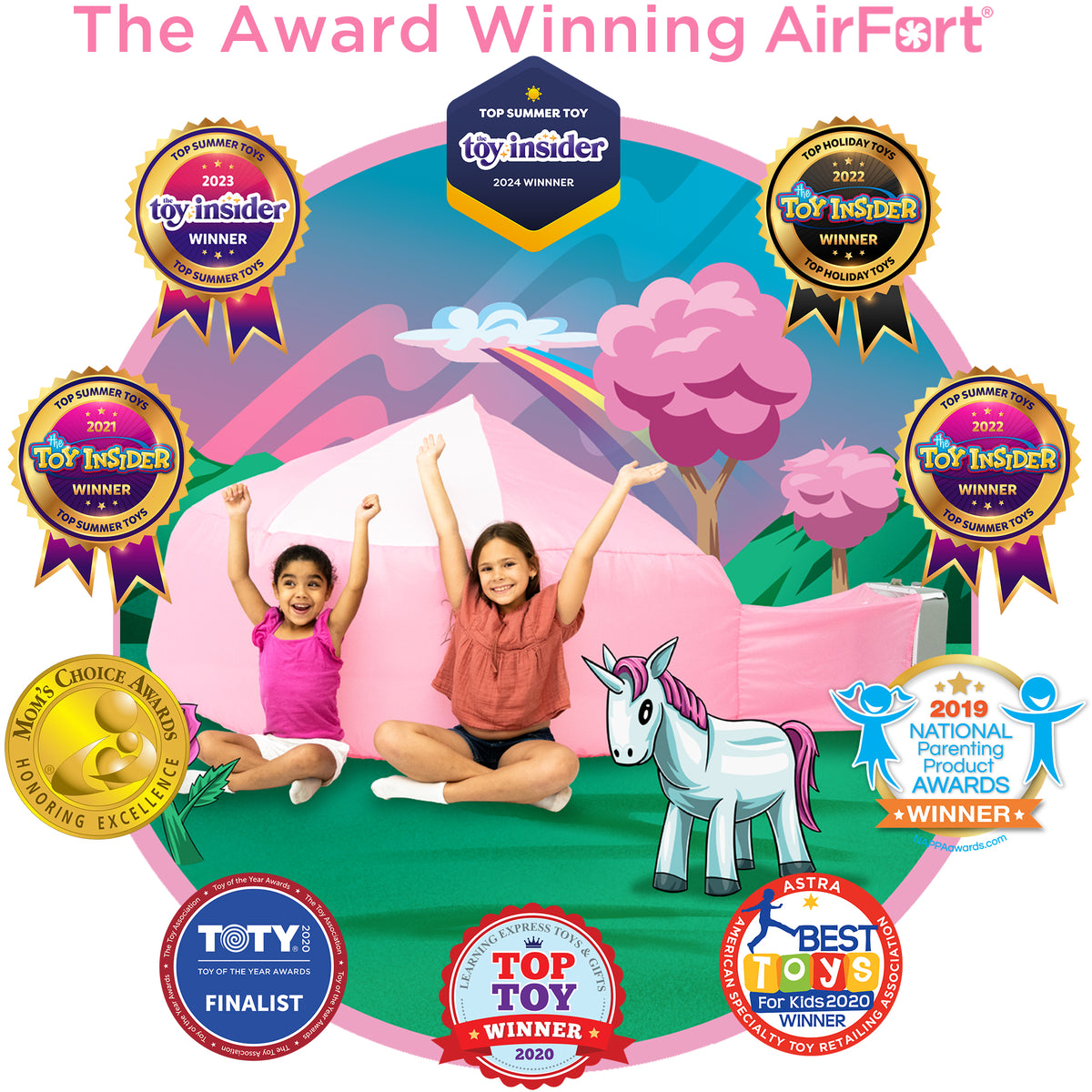 The Original AirFort - Pretty In Pink